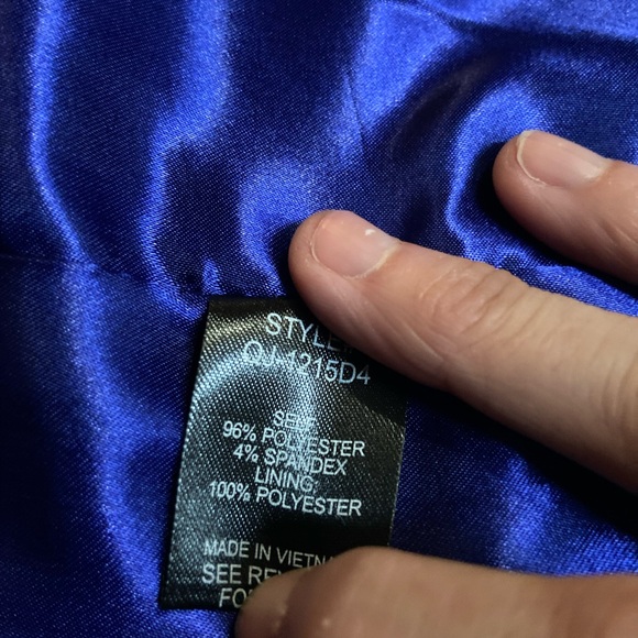 Zenana royal blue oversized blazer - Picture 7 of 7